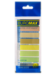 Стікер-закладки BUROMAX 45*12мм 8х25арк. 2307-99 пластикові, пастель (24) /BM.2307-99/ - изображение 1