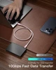 Кабель CONMDEX USB A to USB-C 15Вт, USB 3.1 Gen2, 10Gbps, 0.6м, pink - изображение 2
