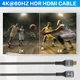 Кабель удлинитель Conable HDMI 2.0, 4K@60Hz, 1.8м, grey + адаптер DOWN Angle - изображение 4