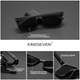 Поляризаційні сонцезахисні окуляри KINGSEVEN LC755 Black Green - зображення 5