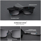 Поляризаційні сонцезахисні окуляри KINGSEVEN N753 Black Silver - зображення 4