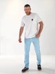 Чоловічі джинси середньої посадки Alexia Straight Uaclothes W32 Блакитний (like33510-1372513110) - изображение 5