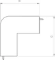 Угол наружный для короба 60x60мм ПВХ белый [6192319] OBO Bettermann - изображение 2