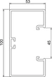 Кабель-канал (короб) 100x53мм 2 пог.м белый [6113000] ПВХ Rapid OBO Bettermann - изображение 3