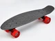 Скейт Пенни борд Best Board "Carbon" колеса PU, светятся (67934) - изображение 1