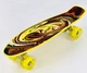 Скейт Пенни борд Best Board со светящимися PU колёсами. Paints (74538) - изображение 1