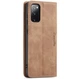 Чехол-книжка CaseMe из нубука для Samsung Galaxy S20 FE Светло-коричневый - изображение 2