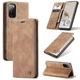 Чехол-книжка CaseMe из нубука для Samsung Galaxy S20 FE Светло-коричневый - изображение 10