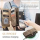 Чехол-кошелек CaseMe Retro Leather с манитом и ремешком для Samsung S21 FE Коричневый - изображение 6