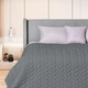 Покрывало IDEIA - Warmis Sei Design двустороннее графит/св.серый 220*240 - изображение 1