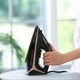 Утюг с функцией пара MAGIO MG для одежды, текстильных изделий 2400 Вт Черный (I3I) - изображение 6