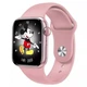 Смарт Часы M16 plus 44 mm Smart watch pink магнитная зарядка звонки смс смарт вотч - изображение 2