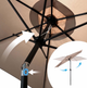 Parasol ogrodowy Plonos PL-884 300 cm Beżowy (488402) - obraz 3