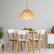 Lampa wisząca Light Prestige Burgo 1 x E27 mała drewniana (LP-101335/1P S) - obraz 3