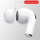 Комплект амбушюр для AirPods Pro 1-2, 4шт (XS, S, M, L), силикон, White - изображение 7