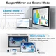Перехідник DisplayPort (M) to HDMI (F) 0.15m (15cm) plastic, PVC, black DMHF4PP15K - зображення 8