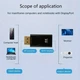 Адаптер DP M to HDMI F, 4K 30Hz, 2K 60Hz, FHD 120Hz, 50x25mm, black, DMHF4P5K - изображение 4