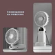 Ручной аккумуляторный мини-вентилятор нашейный Handy Mini Fan (карманный, белый) - изображение 6