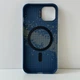 Чохол Carbon Premium MagSafe для Apple iPhone 13 , Blue - зображення 6