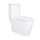 Унітаз-моноблок підлоговий Qtap Kolibri Ultra Quiet безобідковий з сидінням Soft-close WHITE QT10226380W - изображение 1