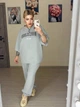 Fashions • Жіночий прогулянковий костюм Sheryl Fashions 42-44 сірий (1335-с) - зображення 10