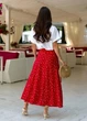 Fashions • Жіноча спідниця-міді Лія Fashions 44-56 червоний (1755-аз) - зображення 3