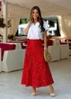 Fashions • Жіноча спідниця-міді Лія Fashions 44-56 червоний (1755-аз) - зображення 6