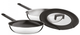 Набір сковорідок Berghoff Essentials Uqonic Downdraft 3 предмета (5413821371733) - зображення 1