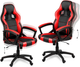 Fotel gamingowy Sofotel Surmo czarno-czerwony (4044951035014) - obraz 4