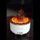 Зволожувач повітря Humidifier Вулкан 2 види підсвітки з ефектом полум'я Білий (77976МХ) - зображення 3