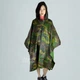 Дождевик пончо на заклепках для взрослых Raincoat, водонепроницаемый плащ-накидка с капюшоном от дождя и ветра, универсальный размер, для рыбалки, туризма, походов, охоты, велопрогулок, DPUN-1-Camouflage - изображение 2