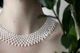 Жіноче намисто, силянка біла, гердан, чокер Valensia White - изображение 5