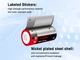 Акумулятор 16340/CR123 Li-Ion Vapcell P1609B, USB-C, 950mAh, 3.4Wh, 3A, 4.2/3.6/2.5V, Black - зображення 8