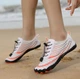 Обувь для пляжа и кораллов аквашузы Diving shoes белые со шнурками 36 ( 23,2 см ) 311 - изображение 10