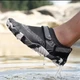 Обувь для пляжа и кораллов аквашузы Diving shoes черные с двумя липучками 39 ( 25,2 см ) 319 - изображение 5
