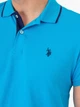 Поло длинное мужское U.S. Polo Assn 118716-EE00A 2XL Голубое (786660402353) - изображение 4