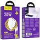 СЗУ Hoco N55 Fundador PD20W+QC3.0 (2USB-A/2C) + кабель Type-C to Lightning White - изображение 4