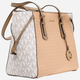 Сумка шопер жіноча Michael Kors 30S0GV6T2B-838 Коралова зі світло-сірим (194900556627) - зображення 4