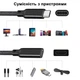 Кабель подовжувач Type-C male - Type-C female 3.1 gen 2 e-marker PD 100W 2 м Чорний (TCMF-2) - зображення 5