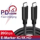 Кабель Type-C – Type-C 3.2 gen2 e-marker PD 100W 3 м Чорний (TC100W-3) - зображення 6