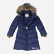 Подростковое зимнее пальто для девочки Huppa Yasmine 12020055-70086 146 см Синее (4741468561127) - изображение 4