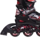 Роликовые коньки раздвижные Zelart City Life My Go 2923 размер 30-33 Black-Red - изображение 6
