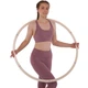 Обруч разборной для похудения 6 секций Хула Хуп Hula Hoop ZPEARL PRO-SUPRA белый HR-056 - изображение 12