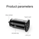 Автомобильное зарядное устройство Baseus Square Metal 30W 1*USB QC4.0 1*Type-C PD3.0 Black (CCALL-AS01) - изображение 5