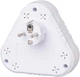 Сетевой разветвитель Voltronic двойник с заземлением F201-White с выключателем, 2 розетки, 2500W, 10A, 110-250V Max, Blister (YT38176) - изображение 2