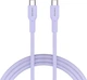Кабель Canyon OnWire 60CL C-C 60W COLOR Braided 1 м Purple (CND-CCAP60AB10PU) - изображение 1