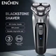 Електробритва роторна для чоловіків ENCHEN BlackStone 3D з USB Type-C зарядкою Silver - изображение 2
