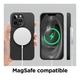 Чохол Silicone Premium case MagSafe з захистом камери та дисплея для iPhone 16 Pro Full Protective black 2075 - изображение 3