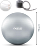 Piłka Neo Sport do cwiczen 75 cm ns 952 srebrna (5903890606220) - obraz 2