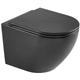 Унітаз підвісний Mixxus Premium Ellipse-0303-R Black 520x365x360mm, система змиву RIMLESS (MP6464) - изображение 1